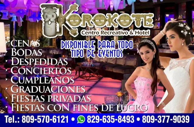 Hotel El Korokote Santiago evento
